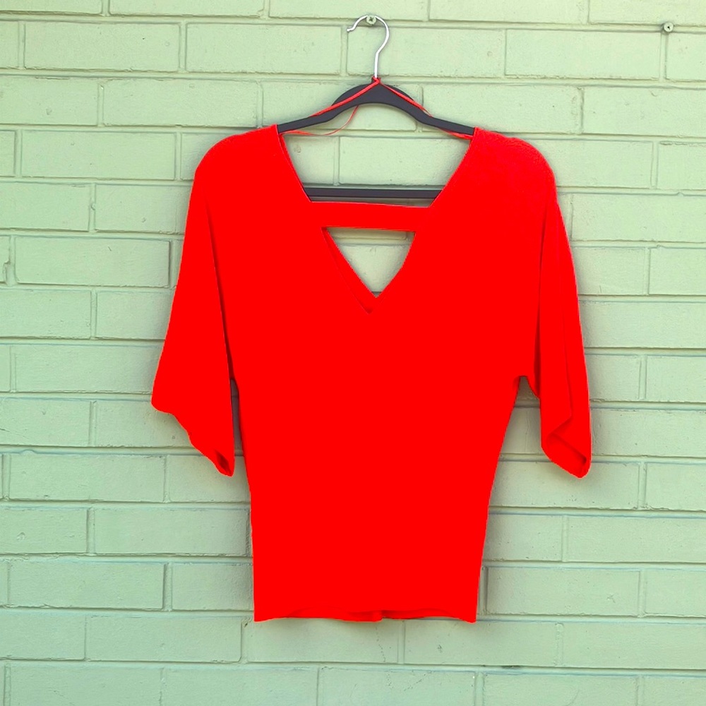 Bar lll orange top